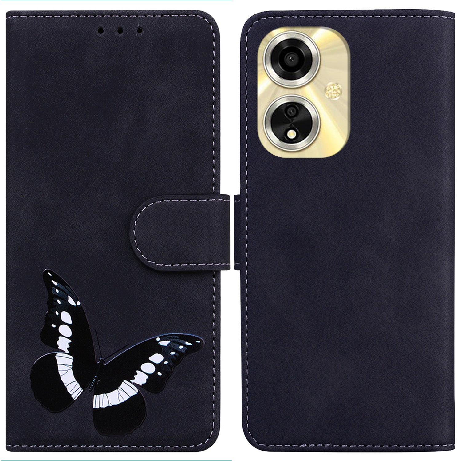 For Oppo A59 5G / A2m 5G Case PU Leather Butterfly Printing Wallet Style Phone Cover For Oppo A59 5G / A2m 5G Case PU Leather Butterfly Printing Wallet Style Phone Cover